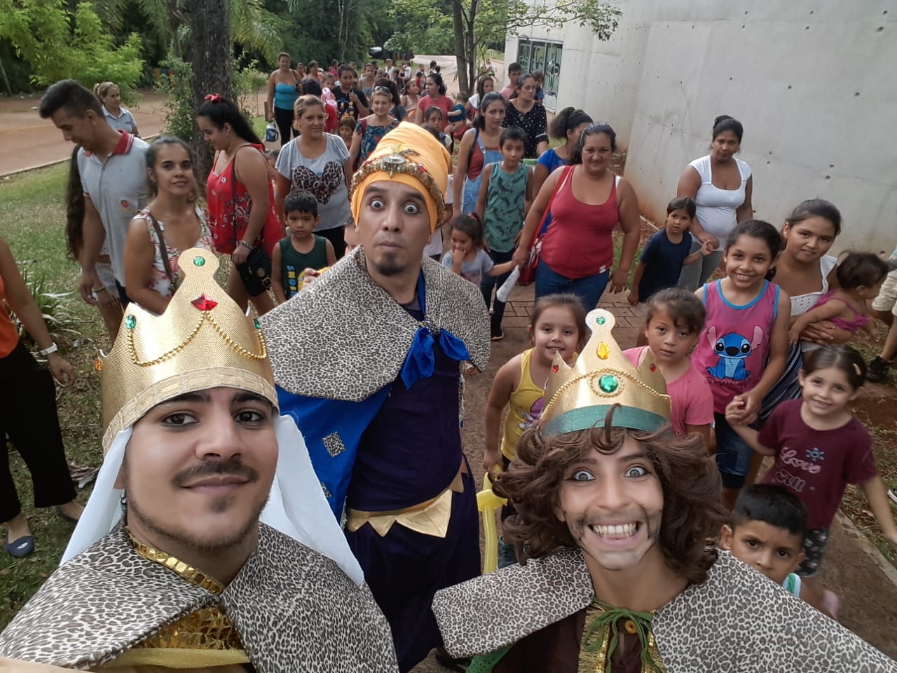 Reyes Magos en la Cruz de Santa Ana